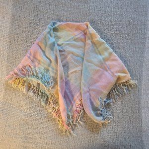 Pastel Rainbow Scarf shawl wrap